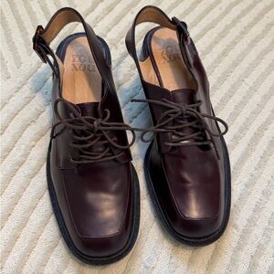 Zou Xou Verna sling back in Tannat